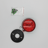 Kentech W09R / WD-11R 12V Red Strobe Warning Beacon - 
