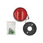 Kentech W09R / WD-11R 12V Red Strobe Warning Beacon - 
