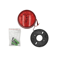 Kentech W09R / WD-11R 12V Red Strobe Warning Beacon - 