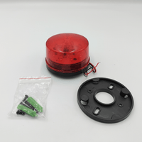 Kentech W09R / WD-11R 12V Red Strobe Warning Beacon - 