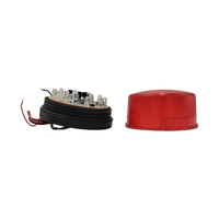 Kentech W09R / WD-11R 12V Red Strobe Warning Beacon - 