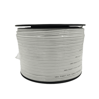 Kentech WR01W1 1.0mm Dual-Core White Speaker Cable (100-Meter Roll) - 