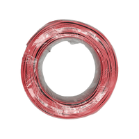 Kentech WR05R1 0.5mm Dual-Core Red & Black Speaker Cable (100-Meter Roll) - 