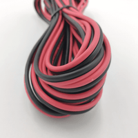 Kentech WR25R1 2.5mm Heavy Duty Red and Black Twin Flex Speaker Cable 10m - 
