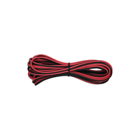 Kentech WR25R1 2.5mm Heavy Duty Red and Black Twin Flex Speaker Cable 10m - 