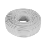 Kentech WSPK02 Ripcord Speaker Cable - Wire 0.5mm x 100m - White - 