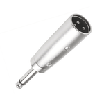 Kentech XLR Male to 6.35mm Mono Male Adaptor - 