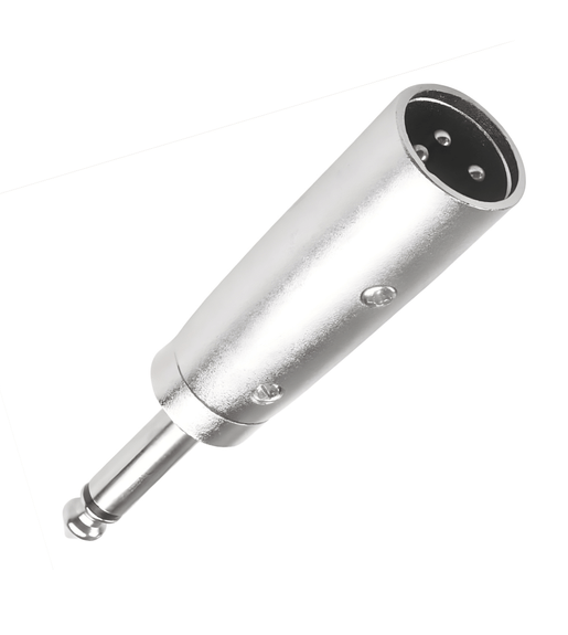 Kentech XLR Male to 6.35mm Mono Male Adaptor - 