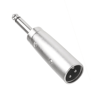 Kentech XLR Male to 6.35mm Mono Male Adaptor - 