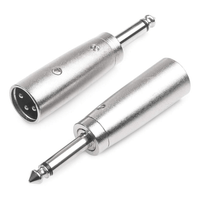 Kentech XLR Male to 6.35mm Mono Male Adaptor - 