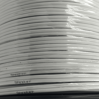 Kewberg SP-2E-WT 2-Core 1.5mm² Speaker Cable White (100m Roll) - 