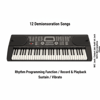 Keynote Keyboard PKN - 60 61 Key Standard 12 Songs & 128 Rhythm - 
