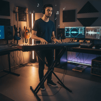 Keynote Keyboard Stand PKN - X2 Double Brace - 