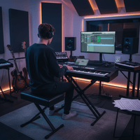 Keynote Keyboard Stand PKN - X2 Double Brace - 