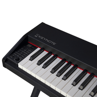 Keynote PKN-88 Portable 88-Key Digital Piano with Stand & 3-Pedal Unit (Black) - 
