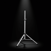 König & Meyer K&M 21450 - 000 - 55 Speaker Stand With Push Button Screw (Steel) - 4016842807581