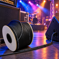 Leem SRC-101 Unbalanced Instrument Cable – 100m Roll (Black) - 