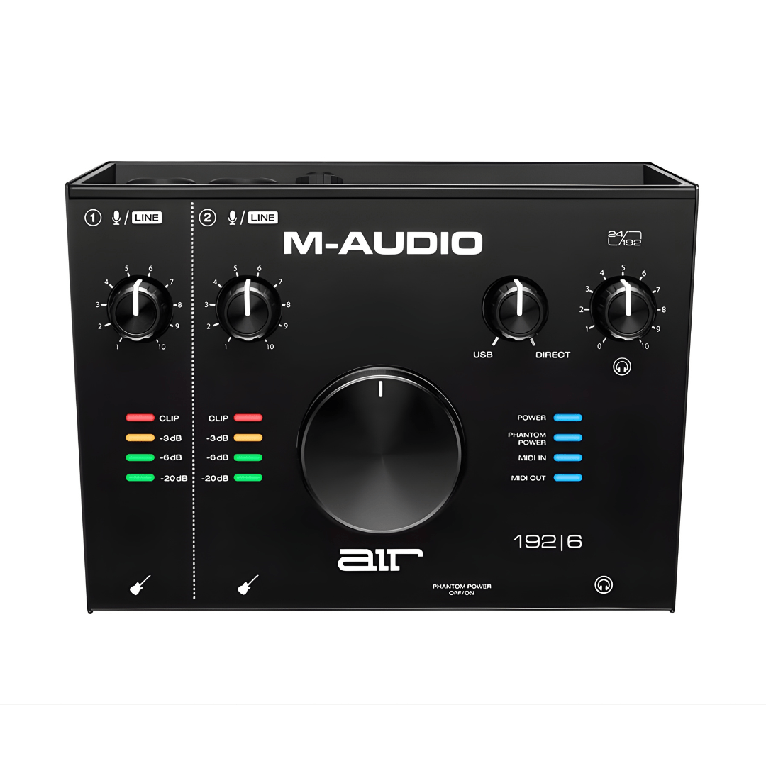 Processor Audio Interface M-Audio AIR 192/6 Audio Inteface USB Audio/MIDI Interface with Mic ...