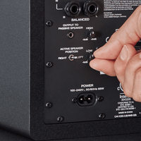 M - Audio BX4 Studio Monitors - Pair (1 Active, 1 Passive) - 0694318024805