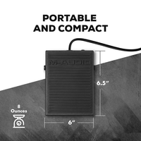 M - Audio SP - 1 Sustain Pedal for Keyboards - 612391650001