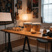 Mason AL - 118C Bongo Drum Set - 