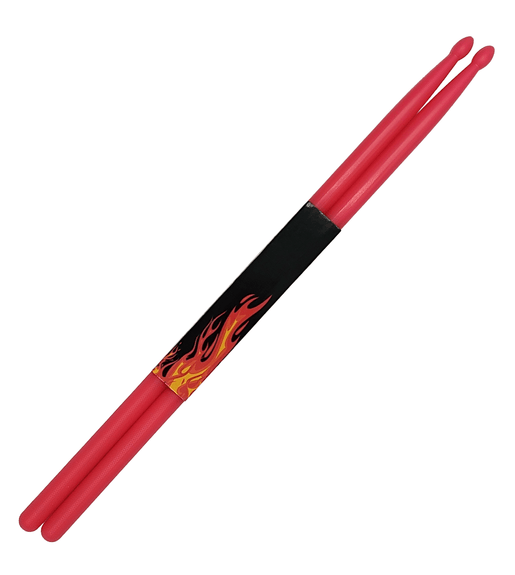 Matrix XHDS306 Pink 7A Nylon Tip Drum Sticks - 