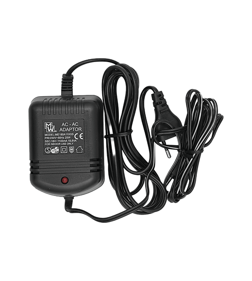 Mean Well ME180A110GS Regulated AC/AC Power Supply Adapter 18V 1100mA - 