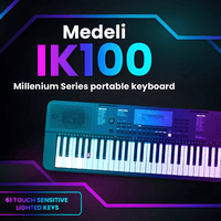 Medeli IK100 Millenium Series 61 Keys Portable Keyboard - 8720828453988