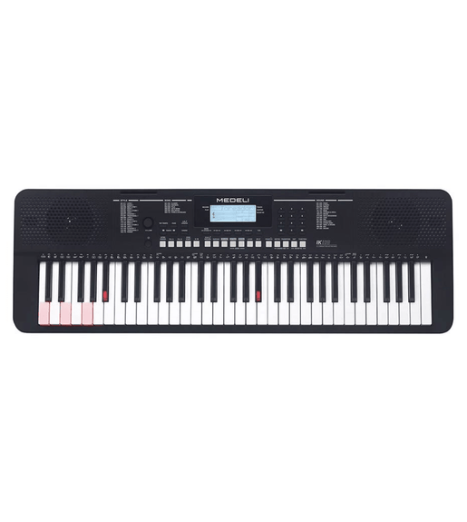 Medeli IK110 61-Key Lighted Touch-Sensitive Portable Keyboard - 8719147587405