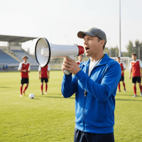 Megaphone 15W 12V with Siren + 20 Seconds Recording Function - 