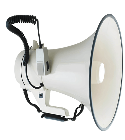 Megaphone 45w 12v With Siren & 20 Seconds Recording Function - 