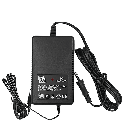 Minwa Electronics MF300A110 Regulated 30V DC 1.1A Power Supply - 6009708920258