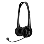 Monacor BH-010USB Stereo Headset with Electret Boom Microphone - 4007754276084