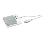 Monacor ECM-306BU/WS USB Semi-Cardioid Boundary Microphone White - 4007754274233