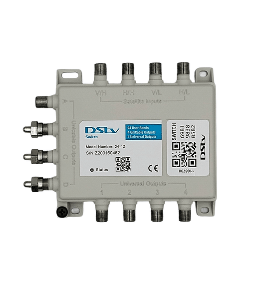 MultiChoice 24-1Z 2x4 MultiSwitch with 2-Way DStv Explora Switch (001-MO1-021) - 6002508000272