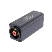 Neutrik NA2M-D2B-TX 3-Pin Male XLR to RCA Balancing Audio Transformer - 0632963588662