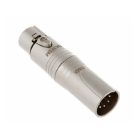 Neutrik NA3F-5/M Female 3-Pin XLR to Male 5-Pin DIN Audio Adapter - 7613187004704