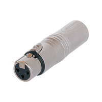 Neutrik NA3F-5/M Female 3-Pin XLR to Male 5-Pin DIN Audio Adapter - 7613187004704