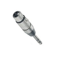 Neutrik NA3FP Neutrik NA3FP – 3 - Pole XLR Female to 6.35 TRS Male Stereo Adapter - 7613187006623