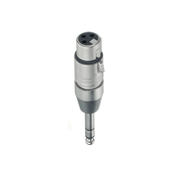 Neutrik NA3FP Neutrik NA3FP – 3 - Pole XLR Female to 6.35 TRS Male Stereo Adapter - 7613187006623
