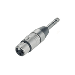 Neutrik NA3FP Neutrik NA3FP – 3 - Pole XLR Female to 6.35 TRS Male Stereo Adapter - 7613187006623