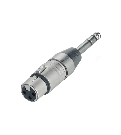 Neutrik NA3FP Neutrik NA3FP – 3 - Pole XLR Female to 6.35 TRS Male Stereo Adapter - 7613187006623