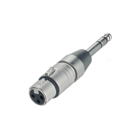 Neutrik NA3FP Neutrik NA3FP – 3 - Pole XLR Female to 6.35 TRS Male Stereo Adapter - 7613187006623