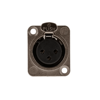 NEUTRIK NC3FD-L-1 XLR CHASSIS FEMALE 3PIN - 848864000756