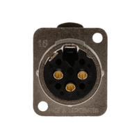 NEUTRIK NC3FD-L-1 XLR CHASSIS FEMALE 3PIN - 848864000756
