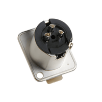 Neutrik NC3FD - V 3 - Pin Female XLR Chassis Connector – Vertical PCB Mount (D - Series) - 4049371066761