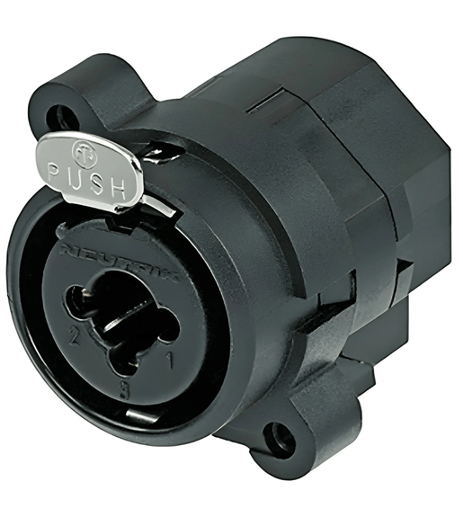 Neutrik NCJ9FI - H XLR 6.35mm Jack Combo Chassis PCB Mount Connector - 7613187006202