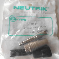 Neutrik NP-3/C Professional 1/4 Inch Stereo Jack Plug - 7613187004193