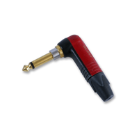 Neutrik NP2RX-AU-SILENT Professional Right-Angle 1/4 Inch Silent Phone Plug - 7613187000799