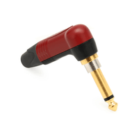 Neutrik NP2RX-AU-SILENT Professional Right-Angle 1/4 Inch Silent Phone Plug - 7613187000799